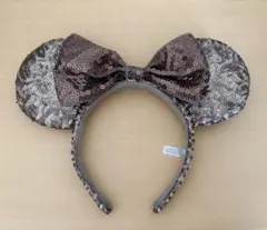 ミニーマウス耳カチューシャ スパンコール付き
