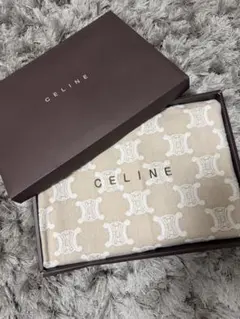 CELINE セリーヌ　マカダム　トリオンフ柄　ブランケット　140×70のサムネイル