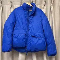 ZARA ダウンジャケット 青色　Sサイズ　メンズ