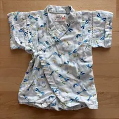 【くろわっさんすべべ】ベビー甚平