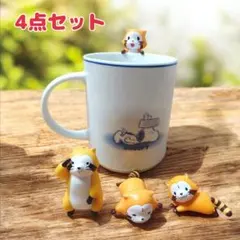 あらいぐま　ラスカル 　4点　 ちょことも　ミニチュア　フィギュア　ガチャ