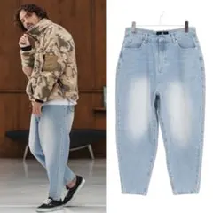 【新品】CAMBIO デニムバルーンシルエットパンツ/L/定価12100円