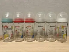 【24時間以内に匿名発送】Pigeon 哺乳瓶 240ml 6本セット ガラス