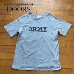 URBAN RESEARCH DOORS★杢グレー プリントTシャツ♠︎サイズM