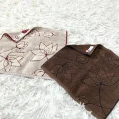 今治タオル　ハンドタオル伊織　花柄 2枚セット売り