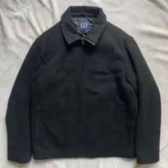 GAP オールドギャップ 中綿キルティング フルジップウールジャケット 短丈
