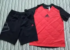 adidas キッズ Tシャツ ハーフパンツ セット　サイズ160のサムネイル
