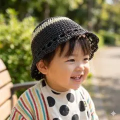 아기 어린이 크로 셰 뜨개질 모자 밀짚 모자 뜨개질 수제