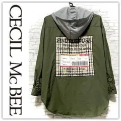 CECILMcBEE フード付き カーキ シャツ Mサイズ 平成ギャル Y2K