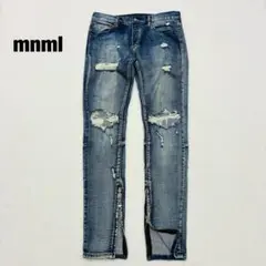 mnml ミニマル スキニー デニム ダメージ加工 グランジ W30のサムネイル