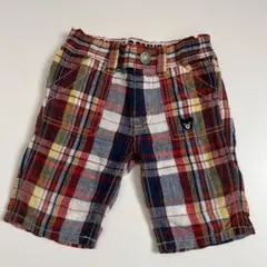 最終値下げ済/DOUBLE.B チェック柄 ショートパンツ