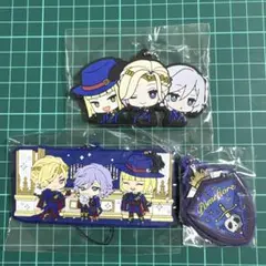 ツイステ ポムフィオーレ寮 ラバーストラップ 3点