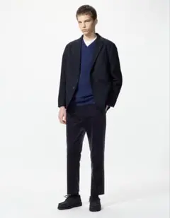 美品 ユニクロ スマートアンクルパンツ コーデュロイ S 479345