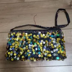 【即日発送】スパンコール多色クラッチバッグ