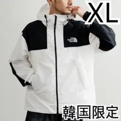 XL＊ホワイト　白　ブラック　黒＊マウンテンジャケット＊ノースフェイス＊韓国限定