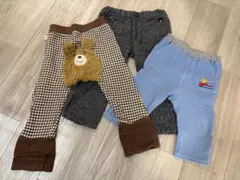 ミキハウス ボトムス 長ズボン 3点セット 90cm