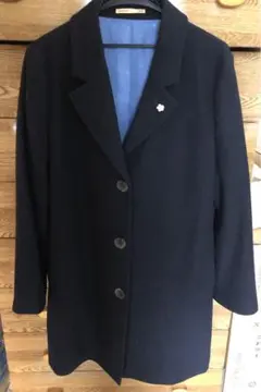 【未使用/メルカリ便】ORIHICA RHYME ネイビーチェスターコートLL