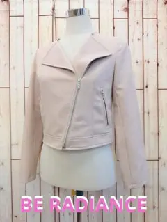 ⭐︎BE RADIANCE⭐︎春先取り⭐︎ショート丈ライダースジャケットF【中古】DB