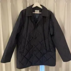coen ネイビー キルティングジャケット Lサイズ