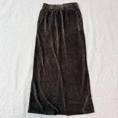 OP オーシャンパシフィックコーデュロイMブラウン ストレッチ タイトスカート