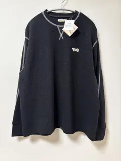新品 PENNEYS ペニーズ別注 ロゴ刺繍 ステッチ配色ワッフル長袖TシャツMのサムネイル