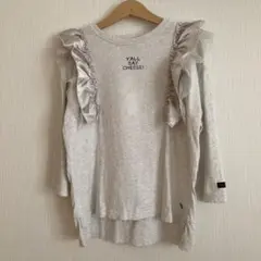 F.O.KIDS フリル付き長袖Tシャツ 130