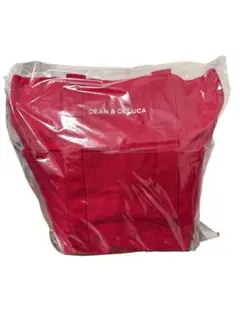 DEAN & DELUCA レッド トートバッグ　2026福袋　抜き取り無し