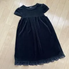 【130Aサイズ】COMME CA ISMベロアワンピース
