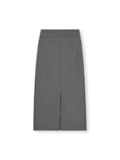 GU スリットナローロングスカートZ DARK GRAY Mサイズ
