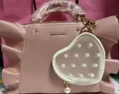 サマンサベガ フラッター 小 ピンク 2WAY ハンドバッグ ショルダー