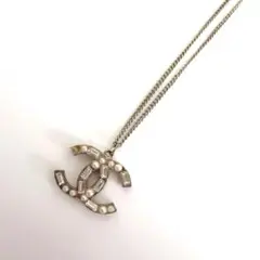 CHANEL CCロゴ ネックレス パール