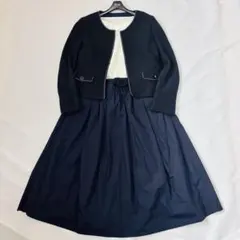 美品 3点セット 大きいサイズ セレモニースーツ ママスーツ 卒業式 卒園式