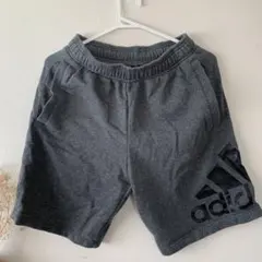 adidas アディダス ハーフパンツ ショートパンツ グレー S 160