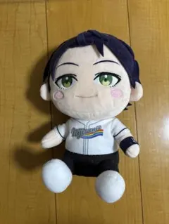 剣持刀也 ヤクルトスワローズコラボ ぬいぐるみ アクリルスタンド 缶