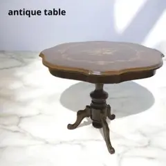 ✨引取可✨ アンティーク イタリア家具 象嵌 コーヒーテーブル 猫脚