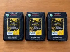 KIRKLAND 有機コーヒー エチオピア オーガニック　コストコ　3袋セット