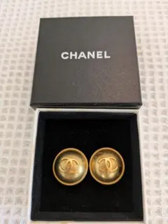 CHANEL ゴールドイヤリング 箱あり