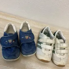ファミリア アディダス スニーカー 靴  13cm 13.5cm 2点セット