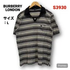 【即購入OK】BURBERRY LONDON スキッパーポロシャツ サイズL