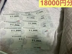 コジマ　株主優待券　18000円分　ビックカメラ利用可能