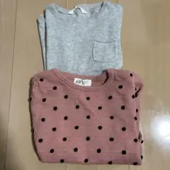 H&M ニット2点セット 128から130
