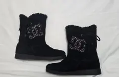 美品 DC Shows 冬用ブーツ レディース ブラック 24cm