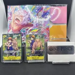 最安値‼︎フレンドタッグ交流会 ルフィゾロプロモ2枚ストレージ