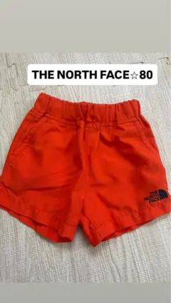 THE NORTH FACE 半ズボン オレンジ