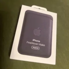 Apple iPhone ファインウーブンウォレット MagSafe ブラック
