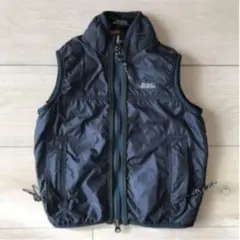 美品　ダウンベスト　デニムダンガリー　90のサムネイル