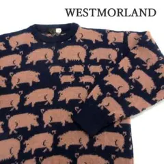 MY1672■WESTMORLAND■ 英国製 ニット セーター ヴィンテージ