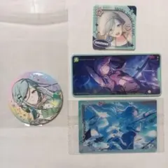 プロセカ　日野森雫　感謝祭缶バッジ　メモステ　カード