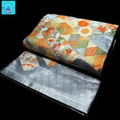 【美品】六通柄袋帯　有職文　金銀糸　振袖　訪問着　黒留袖　色留袖　フォーマル