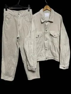 秋冬完売【フリークスストア】コーデュロイセットアップ 3rdタイプトラッカー短丈